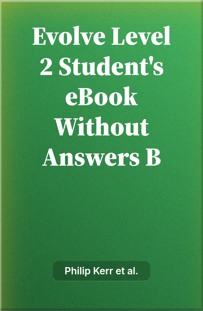 Evolve Level 2 Student's eBook Without Answers