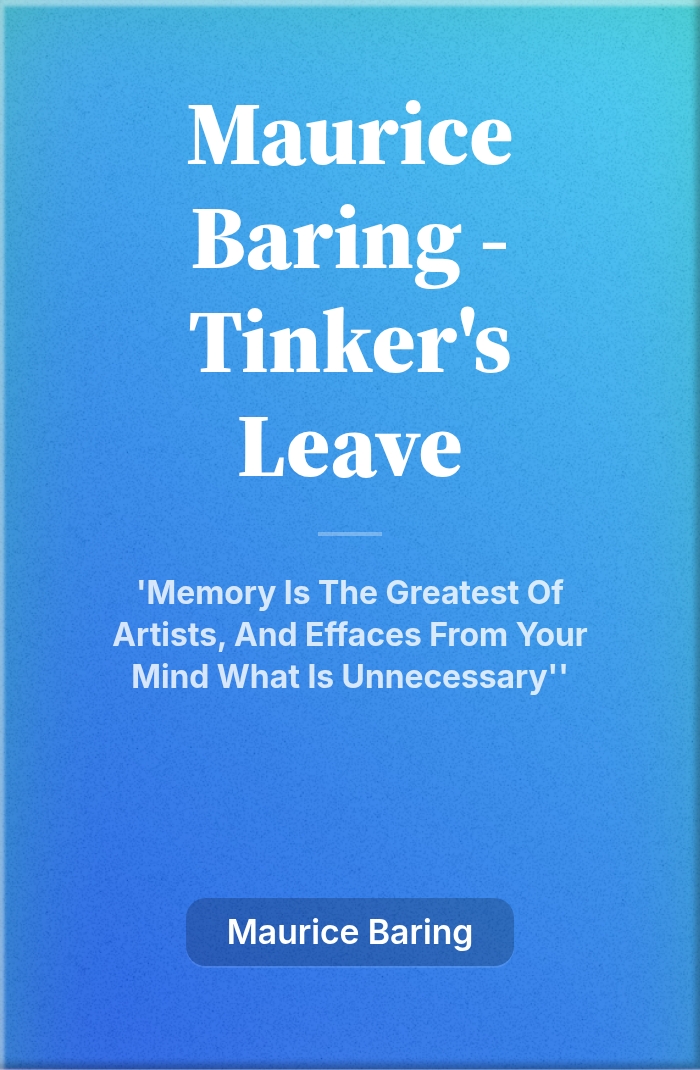Maurice Baring - Tinker's Leave