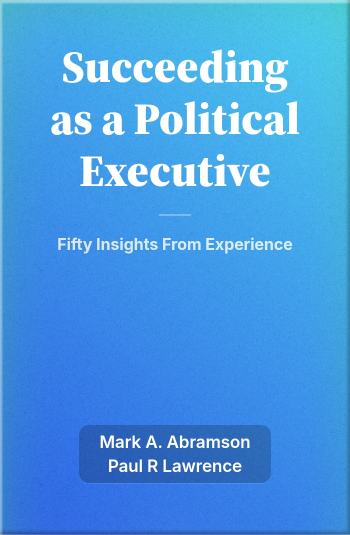 Succeeding as a Political Executive